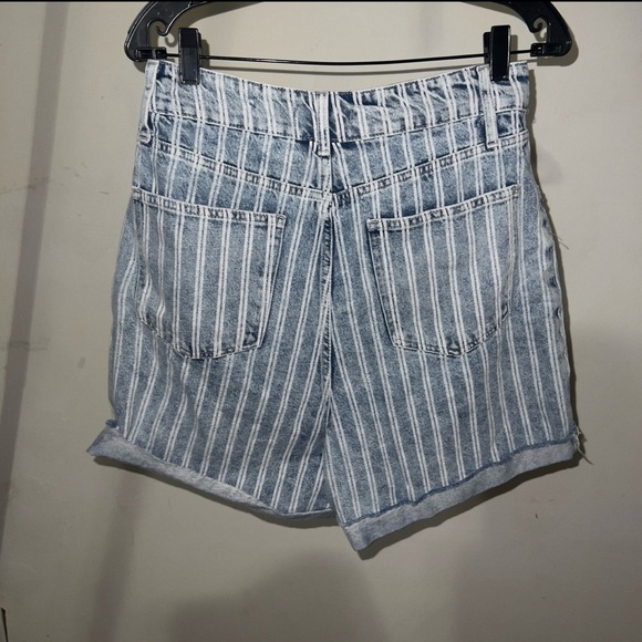 We The Free Dogtown Striped Indigo Shorts - Picture 3 of 4